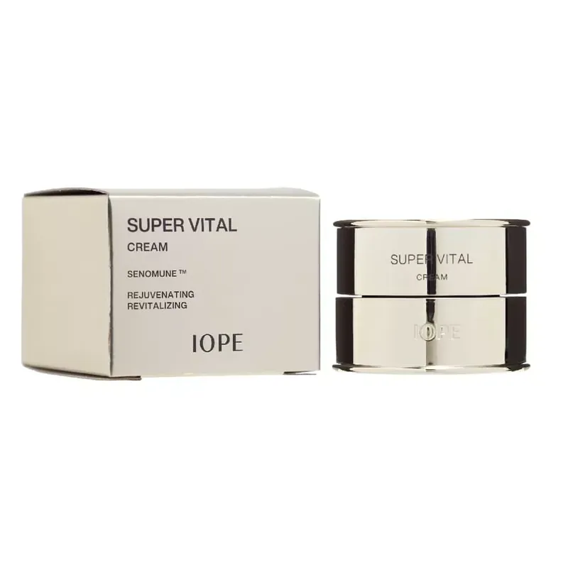 Árcsökkenés Iope Super Vital Arckrém 10ml, termékminta
