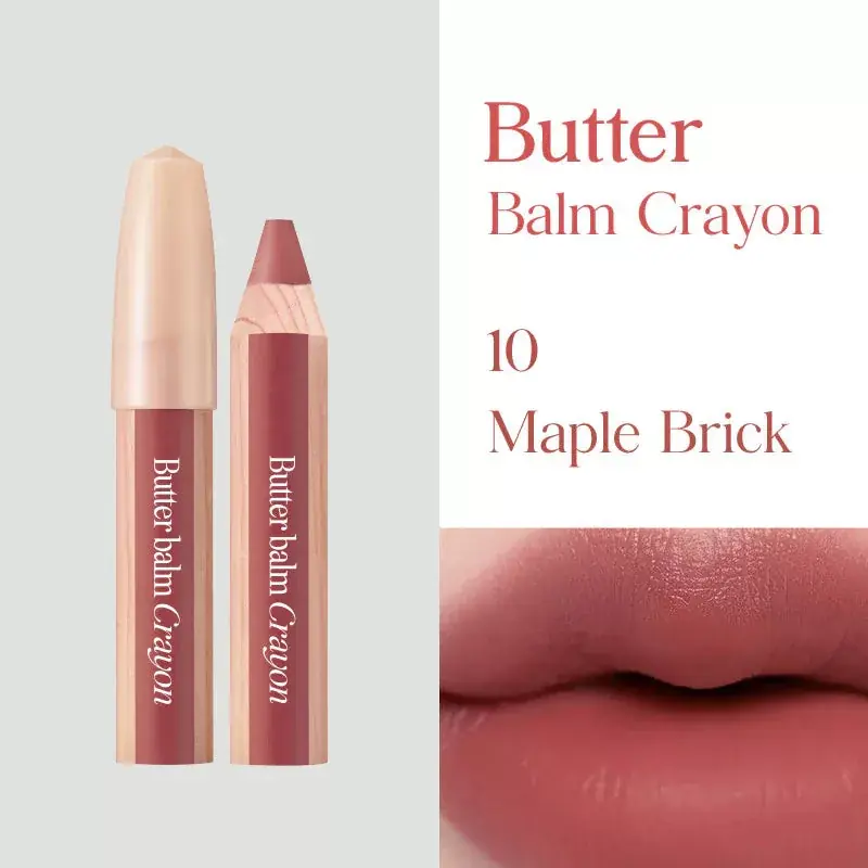 Clio Butter Balm Crayon Rúzs és Arcpirosító 10 Maple Brick 3.9g + ajándék hegyező Alacsony ár