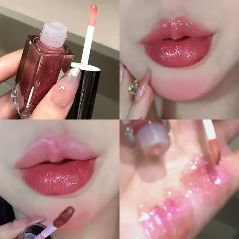 Prémium Herorange Starlight Prismatic Glitter Szájfény H06 Glacier Sienna 5g