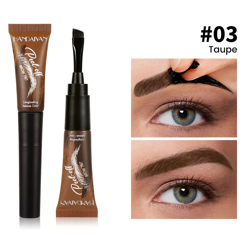 Handaiyan Long Lasting Lehúzható Szemöldökfesték Tint 03 Taupe 6.8ml Újdonság