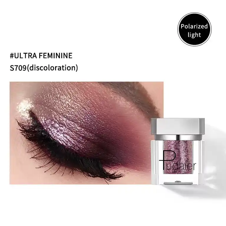 Gyors szállítás Pudaier Silver Bottle Szemhéjfesték S709 Ultra Feminine 2g