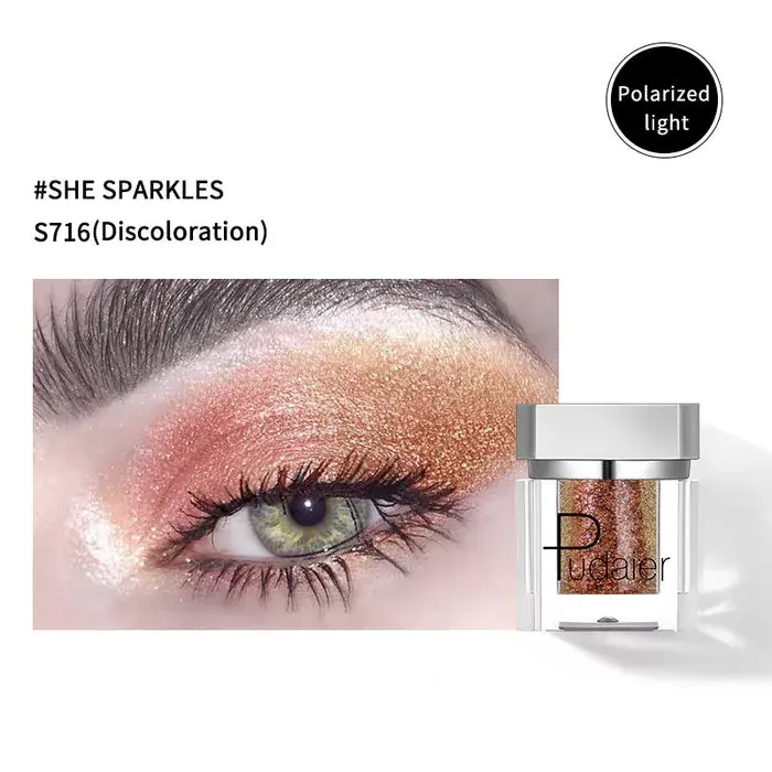 Expressz szállítás Pudaier Silver Bottle Szemhéjfesték S716 She Sparkles 2g