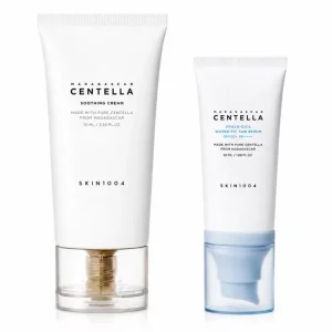 SKIN1004 Soothing Daytime Routine – Centella Soothing Cream 75 ml + Hyalu-Cica Sun Serum Twin Pack 2 × 50 ml Legjobb ár