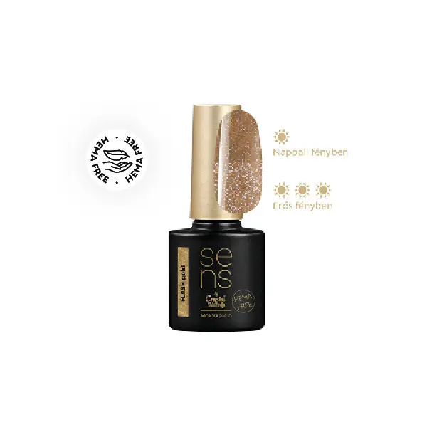 SENS - SENS 3G HEMA FREE POLISH - FLASH GOLD - 4ML Legjobb ár