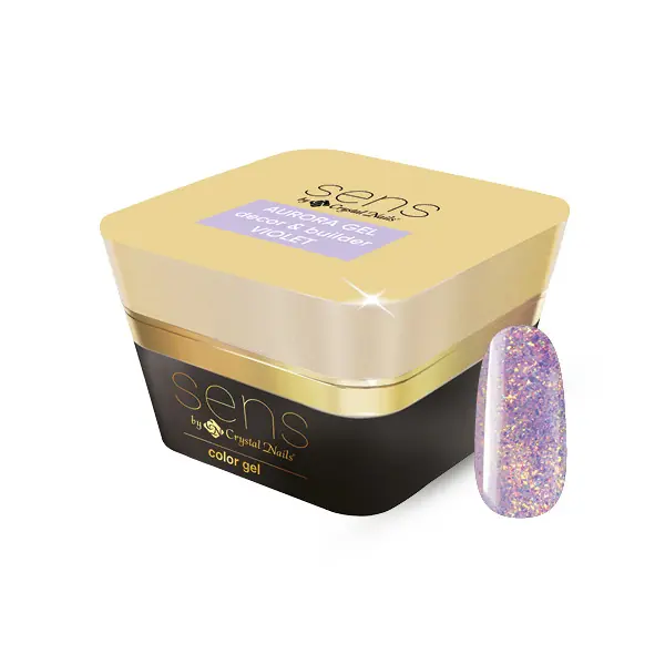 Exkluzív ajánlat SENS - SENS AURORA DECOR&BUILDER GEL - VIOLET - 5ML