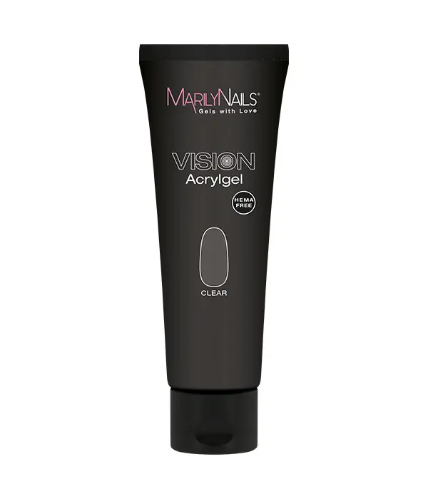 Azonnali szállítás Marilynails - VISION ACRYLGEL - CLEAR - 30g