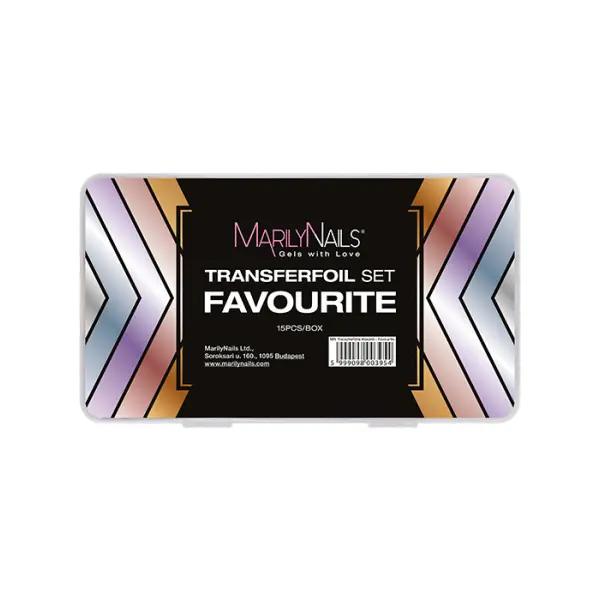 MarilyNails - TRANSFERFOIL SET - FAVOURITE Csak ma