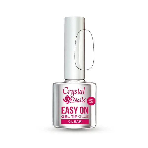 Crystal Nails - EASY ON GEL TIP GLUE - CLEAR - 8ML Vedd meg online