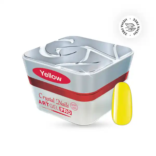 Kiárusítás Crystal Nails - ART GEL PRO - Yellow - 5ml