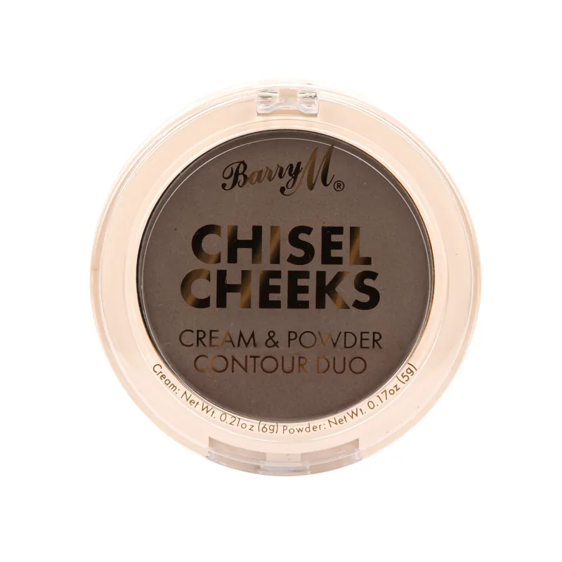 Akció Barry M sötét Chisel Cheeks Cream & Powder Contour Duo - Dark