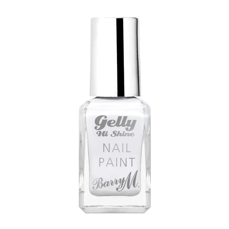 Azonnal elérhető Barry M körömfesték - pamut fehér Gelly Hi Shine Nail Paint - Cotton White