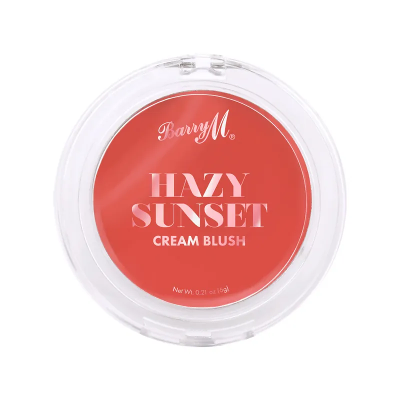 Akció Barry M krémes pirosító Hazy Sunset Compact Cream Blush - Horizon Glow