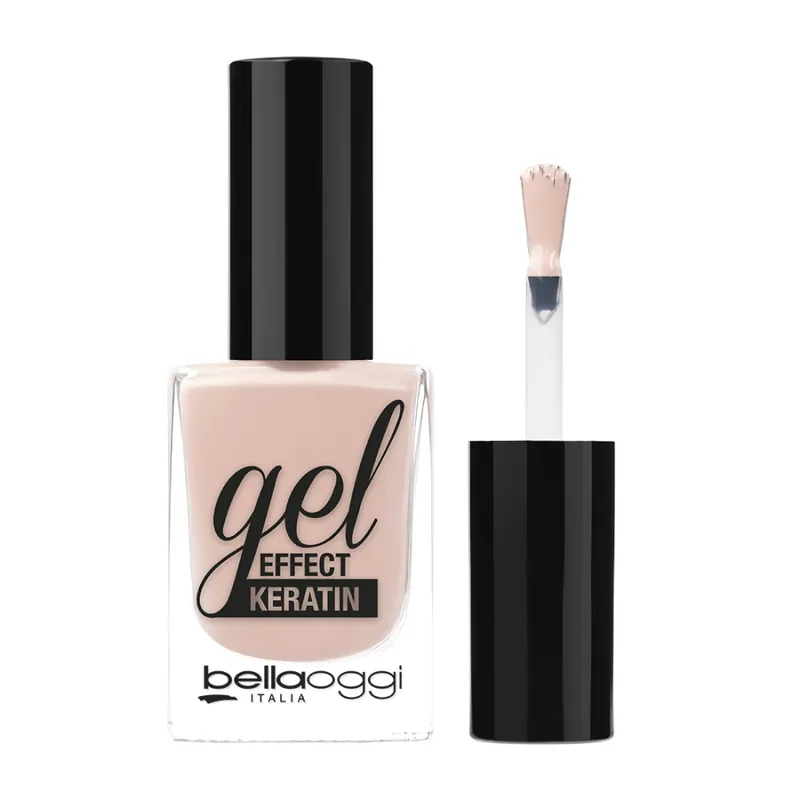 Végkiárusítás bellaoggi Gel Effect Keratin Nail Polish - Pearl Rose