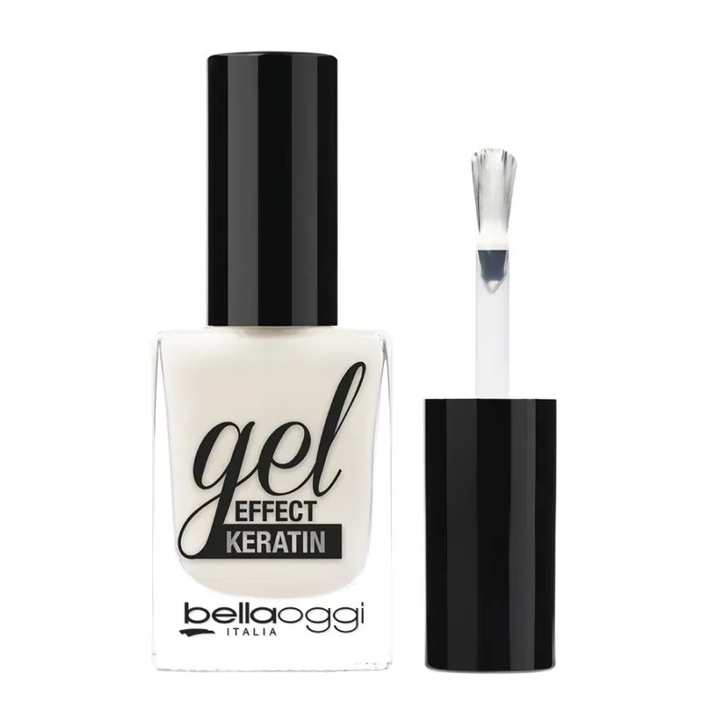 Alacsony ár bellaoggi Gel Effect Keratin Nail Polish - White Angel