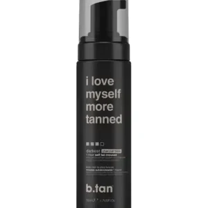 Akció b.tan önbarnító hab - I Love Myself More Tanned - Self Tan Mousse - Darkest (Charcoal Base)