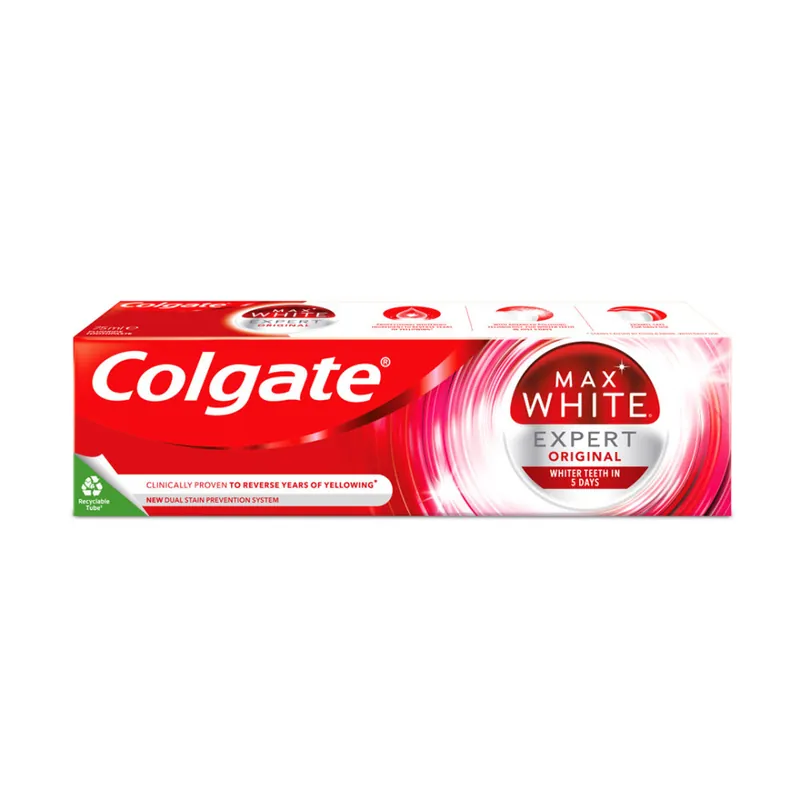 Árcsökkenés Colgate fogkrém Max White Expert Original Tootpaste
