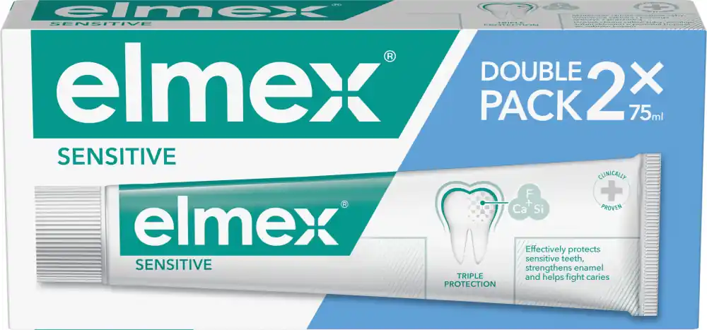 Ajánlat elmex fogkrém Sentitive Toothpaste - Duo Pack
