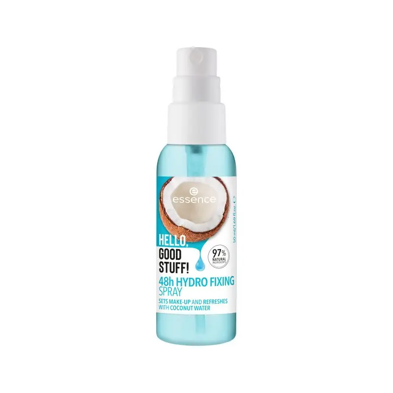 Bestseller essence HELLO, GOOD STUFF! 48h Hydro Fixing Spray sminkfixáló spray