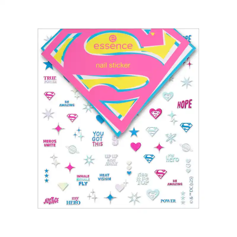 essence Superman Nail Sticker Expressz kézbesítés