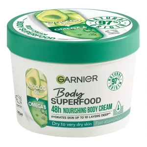 Garnier Body Superfood Nourishing Cream tápláló krém - Avocado & Omega 6 Szuper ajánlat