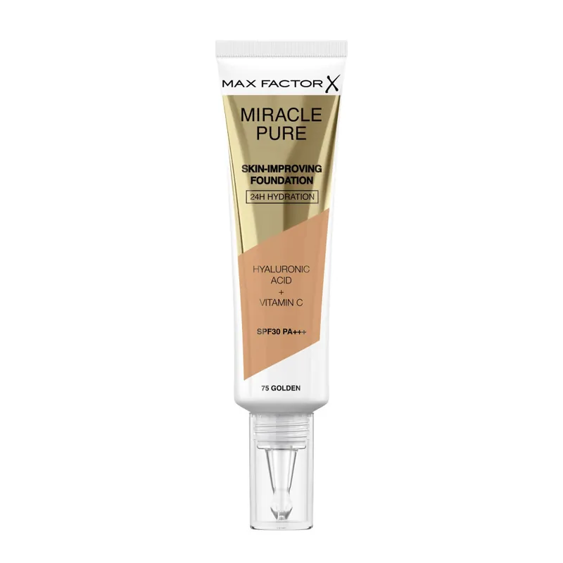 Max Factor Miracle Pure Skin Improving Alapozó - 75 Golden Expressz szállítás