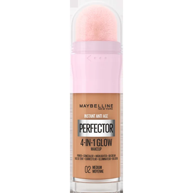 Végkiárusítás Maybelline New York Instant Perfector 4in1 Glow - 02 Medium