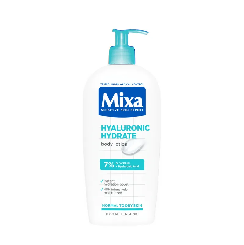Akciós ár Mixa test krém - Hyaluronic Hydrate Body Lotion