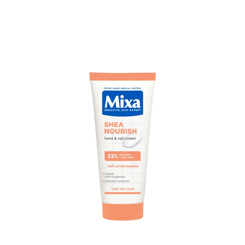 Mixa kéz- és körömkrém - Shea Nourish Hand & Nail Cream Szuper ajánlat