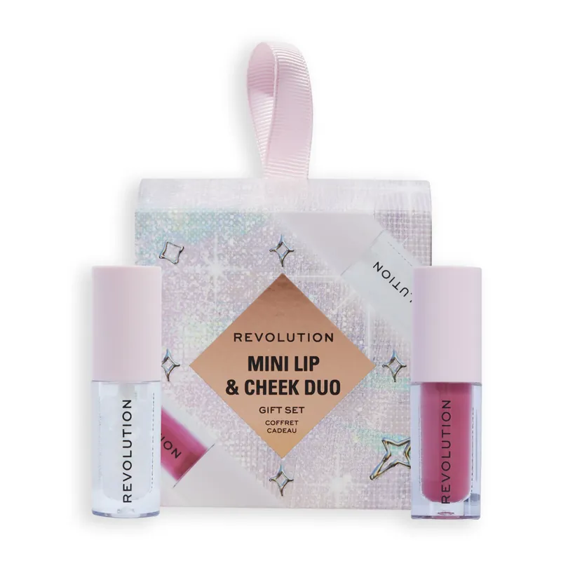 Kedvezményes ár Revolution ajándék szett Mini Cheek and Lip Duo Gift Set