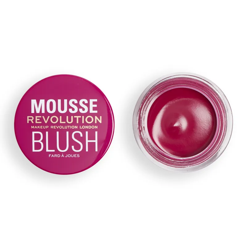 Biztonságos vásárlás Revolution Mousse Blusher - Passion Deep Pink