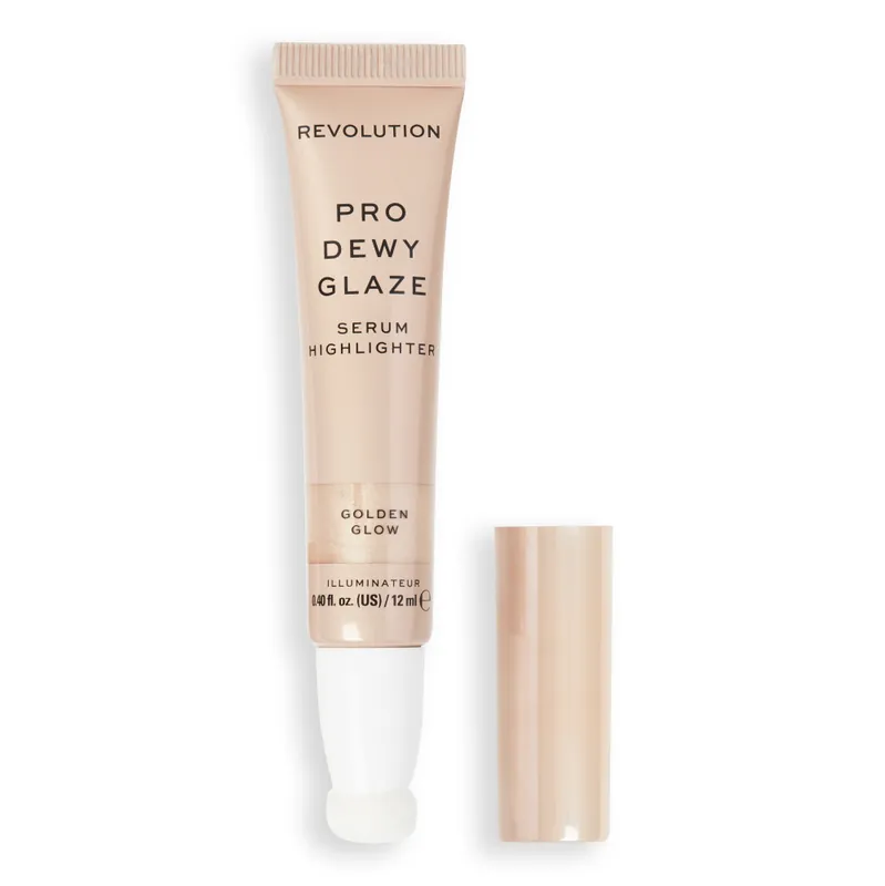 Rendeld meg most Revolution Pro szérum - Dewy Glaze Serum Highlighter - Golden Glow