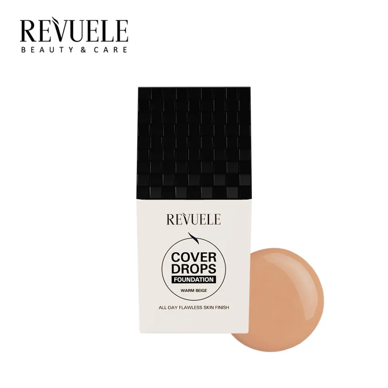 Azonnali szállítás Revuele Cover Drops Foundation - Warm Beige