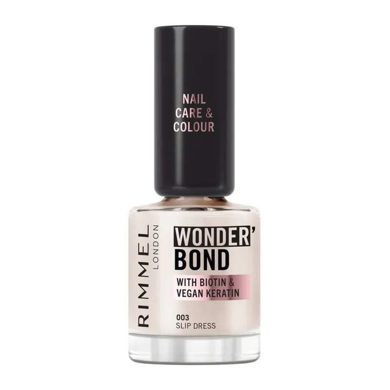 Bestseller Rimmel London Nail Polish WONDERBOND 03 Slip Dress