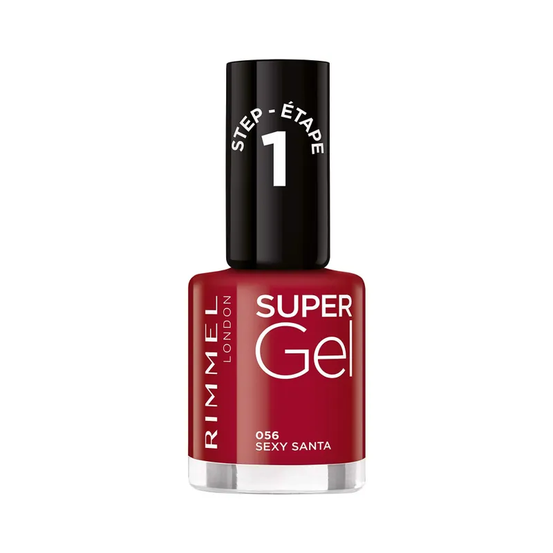 Prémium Rimmel London körömlakk - Super Gel Nail Polish - 56 Sexy Santa