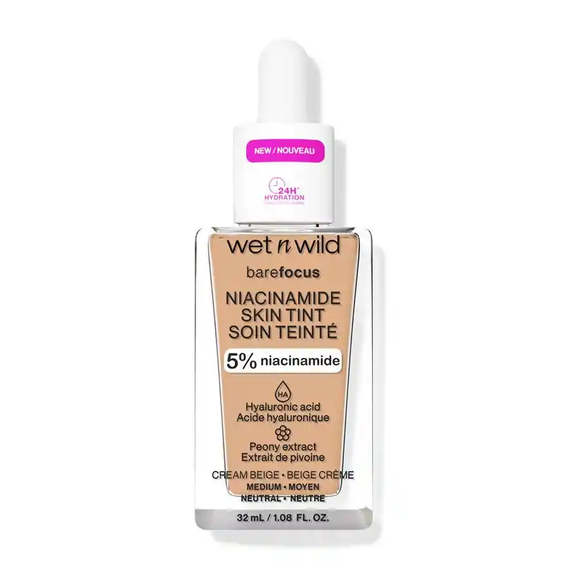 Olcsó wet n wild Bare Focus Niacinamide Skin Tint - Cream Beige