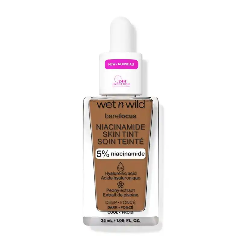 wet n wild Bare Focus Niacinamide Skin Tint - Deep Végkiárusítás