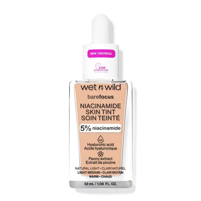 Végkiárusítás wet n wild Bare Focus Niacinamide Skin Tint - Natural Light