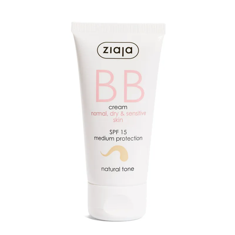Ziaja BB krém - BB Cream For Normal, Dry & Sensitive skin - Natural Tone Árcsökkenés