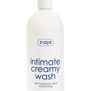 Biztonságos vásárlás Ziaja Intimate Creamy Wash With Hyaluronic Acid krémes mosakodó hyaluronsavval (500ml)