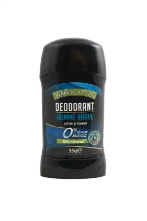 Deosticck zsályával, komlóval és mályvával Homme Brave 55 g, nagykereskedelem, Verre de Nature Korlátozott ajánlat
