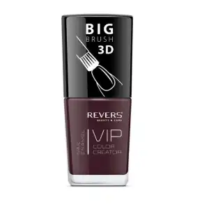 Vip körömlakk, 3D, fordított, sötétbarna, 12 ml, No. 006 - Fényes, Revers Népszerű