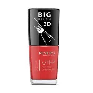 Vip körömlakk, 3D, fordított, világospiros, 12 ml, No. 021... Szuper akció
