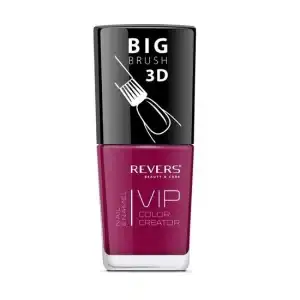 Vip körömlakk, 3D, fordított, sötétvörös, 12 ml, No. 034 - Fényes, Revers Biztonságos fizetés