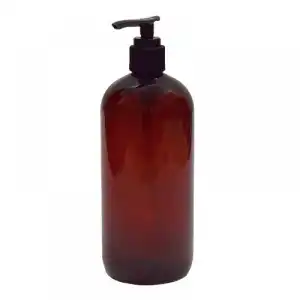 Gyors szállítás Borostyán tartály 500 ml pumpával, nagykereskedelem