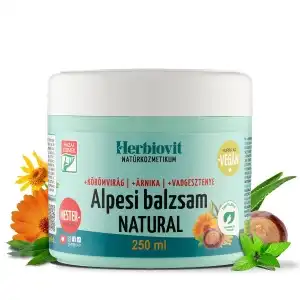Herbiovit Alpesi balzsam NATURAL 250 ml Alacsony ár