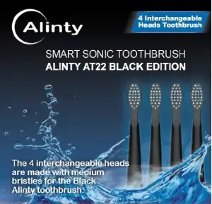4 db-os Alinty AT22 Black Edition sonic fogkefe utántöltő... Utolsó esély