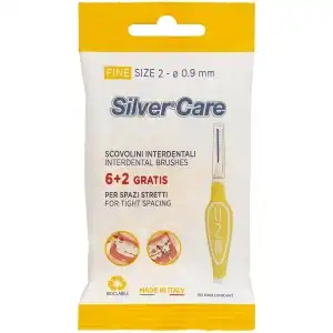 8 db-os fogközkefe készlet Silver Care Fine Size 2-0,8 mm... Ajánlat
