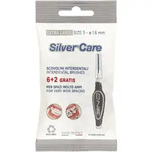 8 db-os fogközkefe készlet Silver Care Extra Large Méret... Utolsó esély