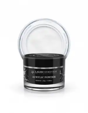 Fehér akrilpor Akrilpor Fehér Laloo 25g, nagykereskedés , Laloo Cosmetics Prémium