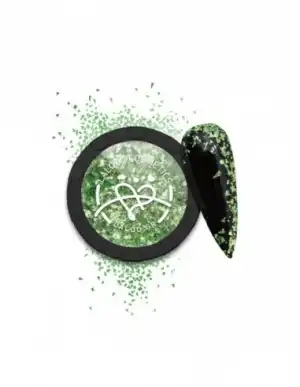 Fém pelyhek No. 05 Green Laloo, nagykereskedés Legkelendőbb
